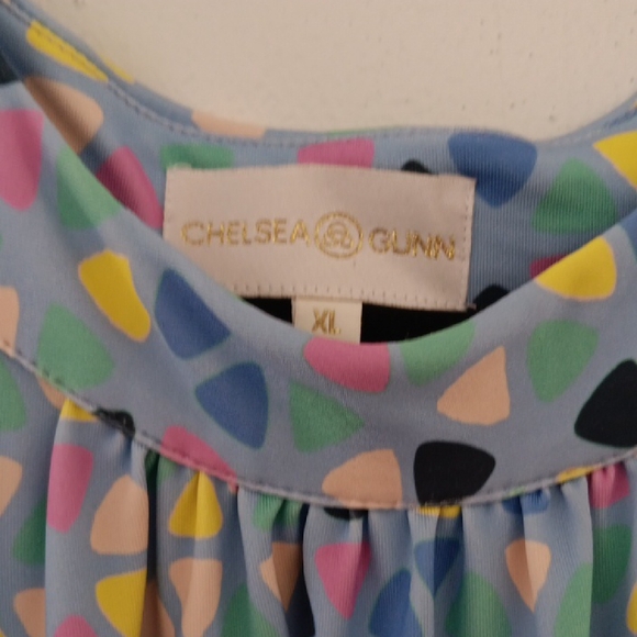 Colorful Geometric Pattern Dress - Picture 5 of 5